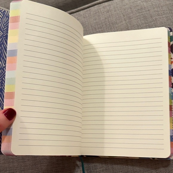 Tabitha Multicolor Leaf Pattern Journal - Picture 4 of 4